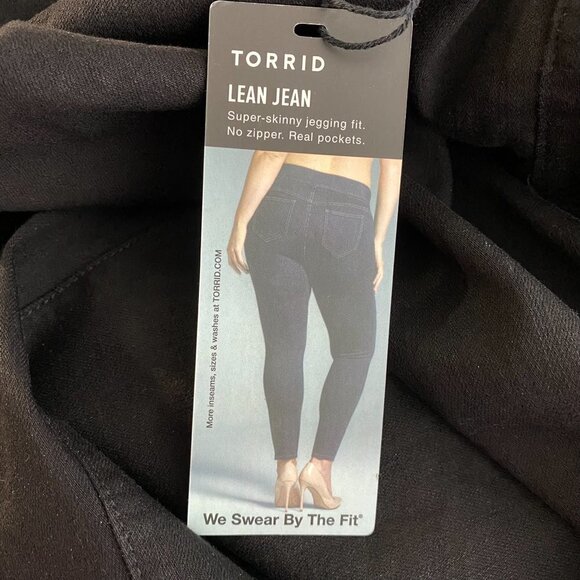 Torrid Lean Jean Crop Black Cotton Blend NWT Women's 5X   Description  Size: 5X - Picture 10 of 10